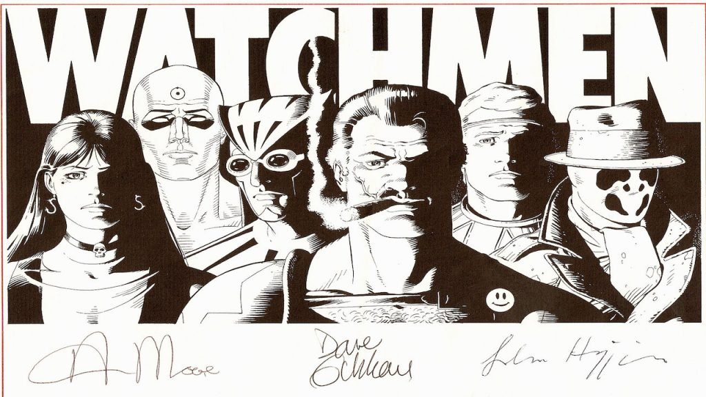 watchmen bianco e nero